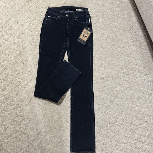 Girls True Religion Trisha Black Jeans - Picture 5 of 5